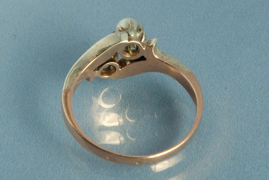 Bague Diamant Perle Toi et Moi - Image 2