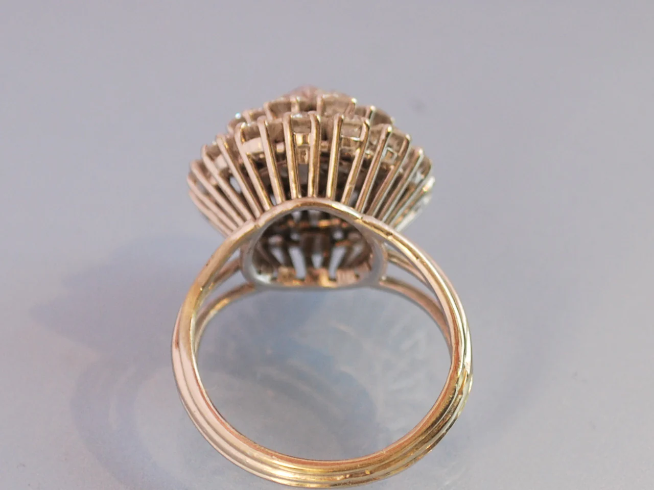 Bague diamants 1940 - Image 4