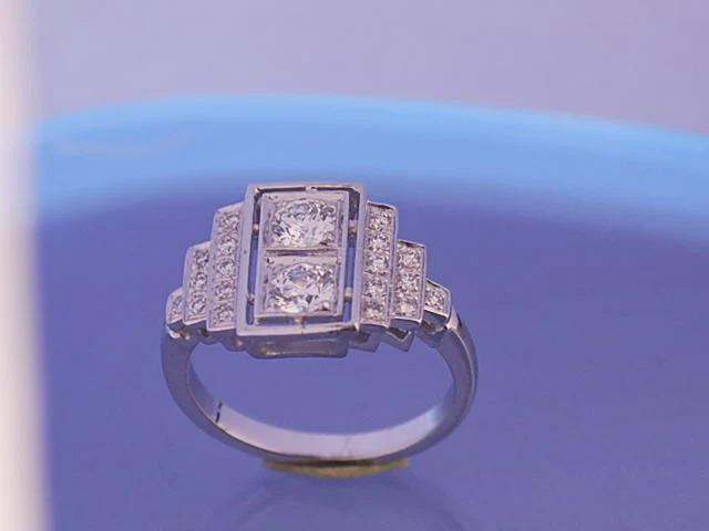 Bague diamants "Benoit joaillier" - Image 2