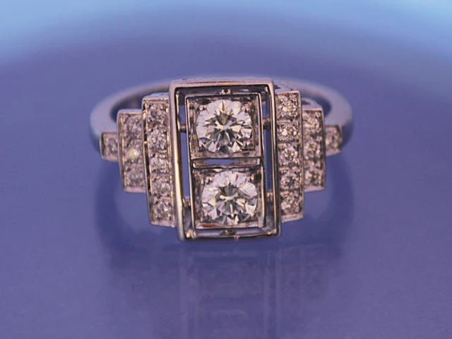 Bague diamants "Benoit joaillier" - Image 3