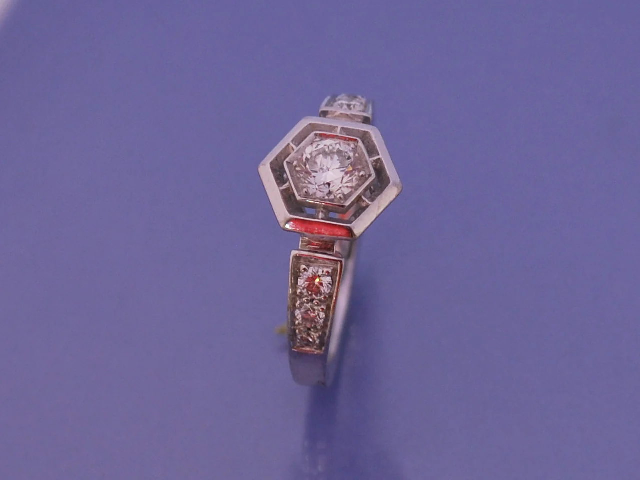Bague diamants "Benoit joaillier" - Image 2