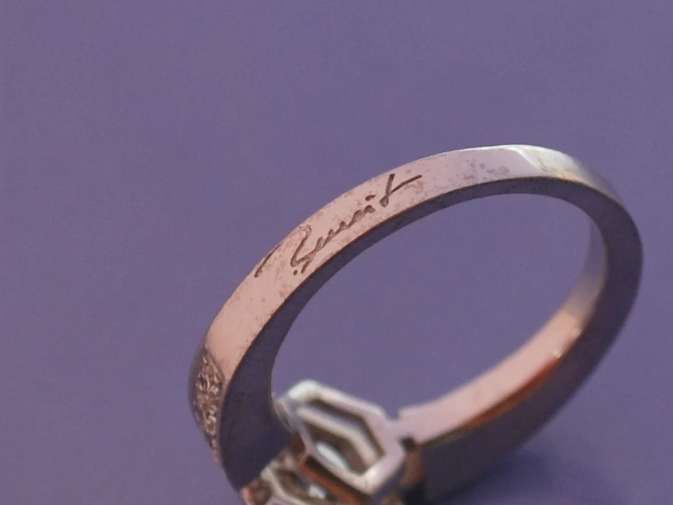 Bague diamants "Benoit joaillier" - Image 3