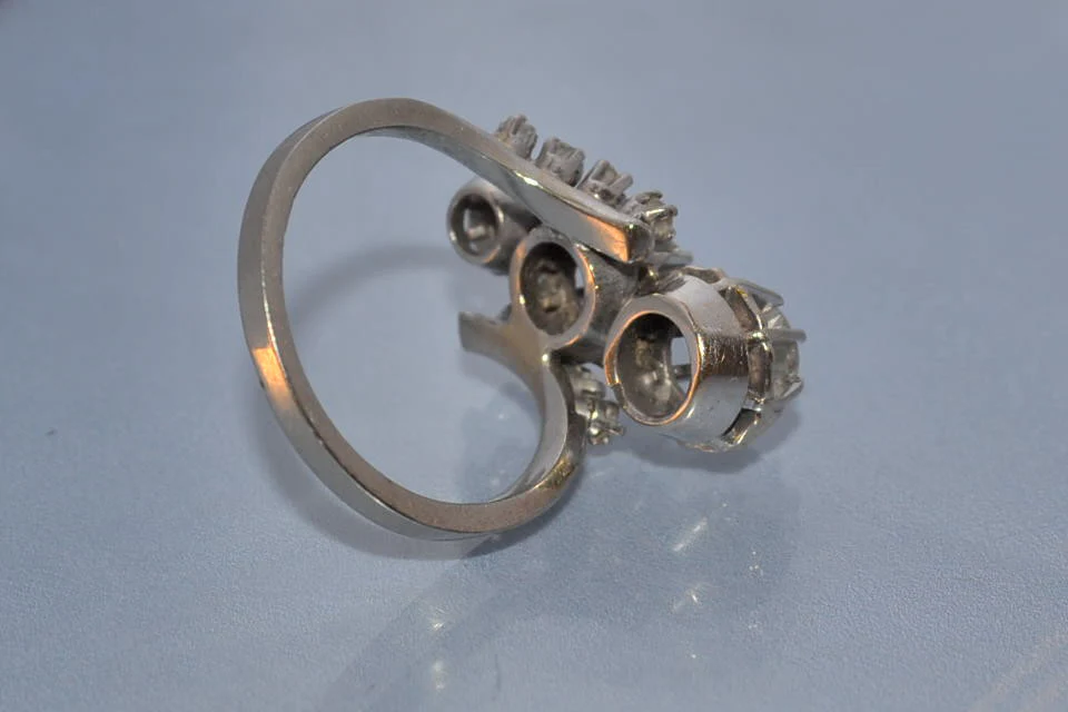Bague diamants et 18 carats - Image 3
