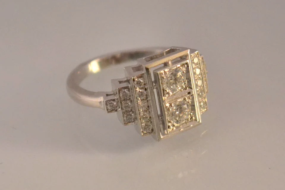 Bague Diamants et Or Blanc