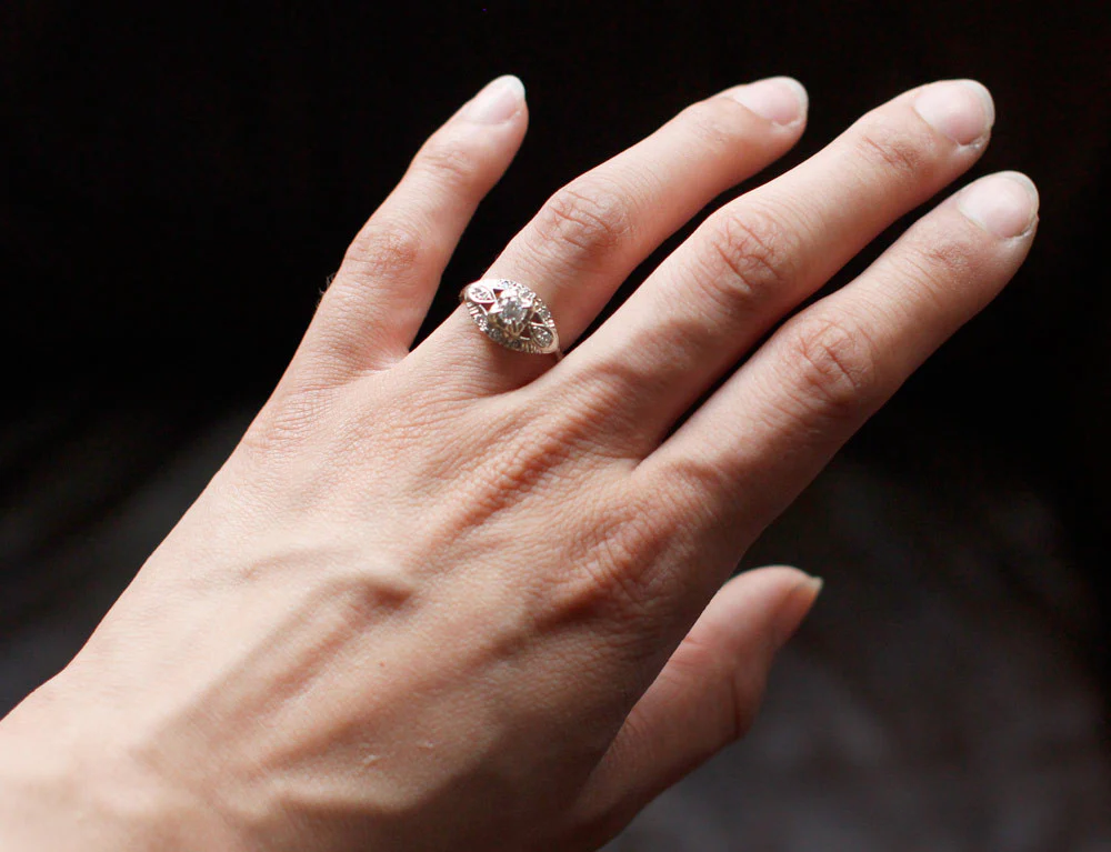 Bague Diamants et Or - Image 6