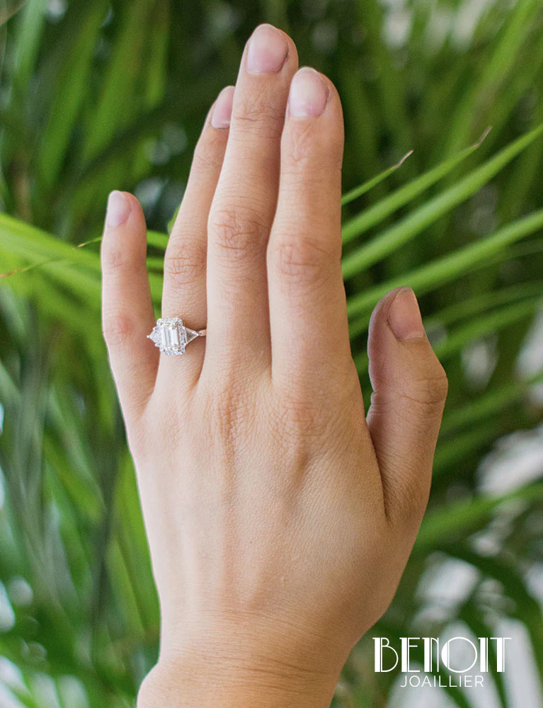Bague Diamants Or Blanc - Image 7