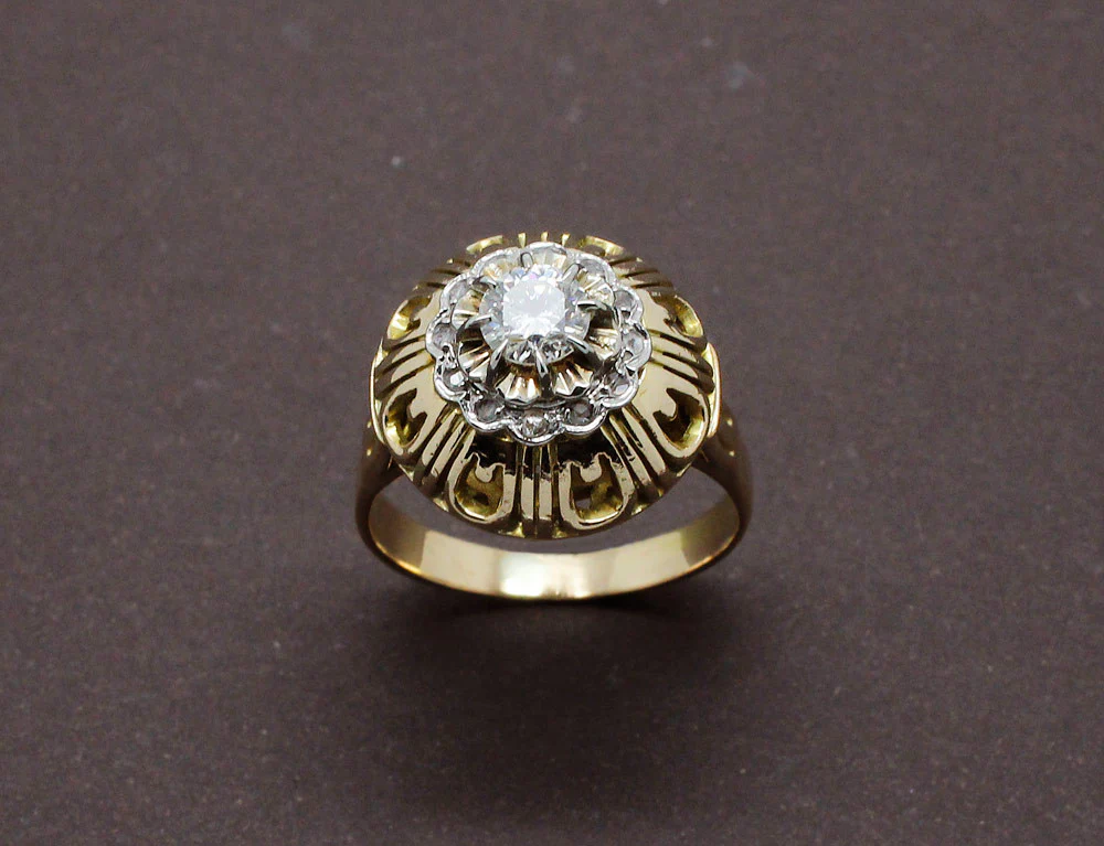 Bague "Dôme" 1950 Diamants - Image 2