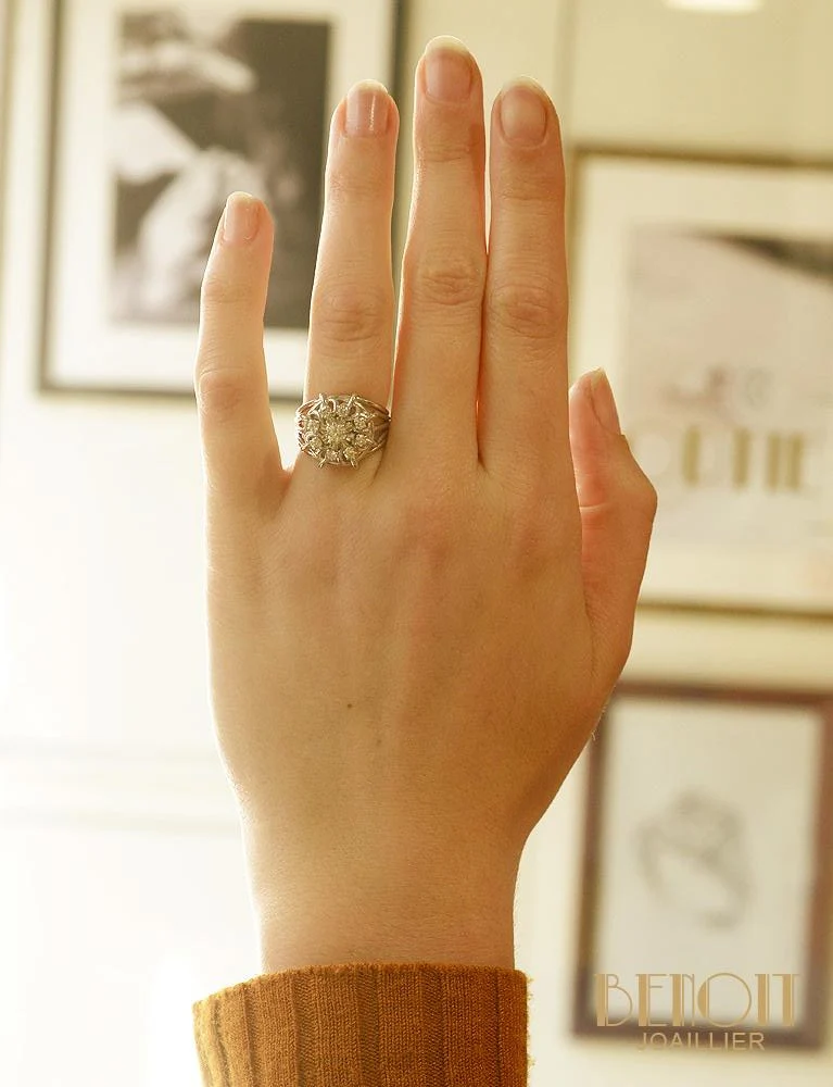 Bague Dôme 1950 Fils et Diamants - Image 6
