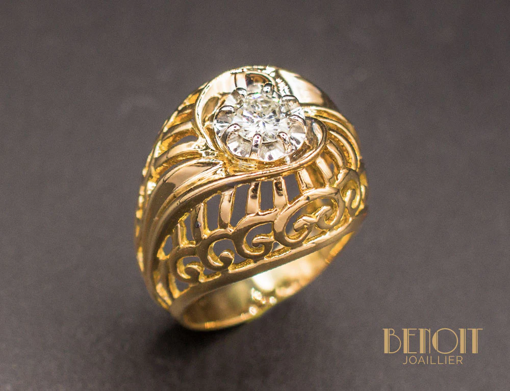 Bague Dôme Diamant