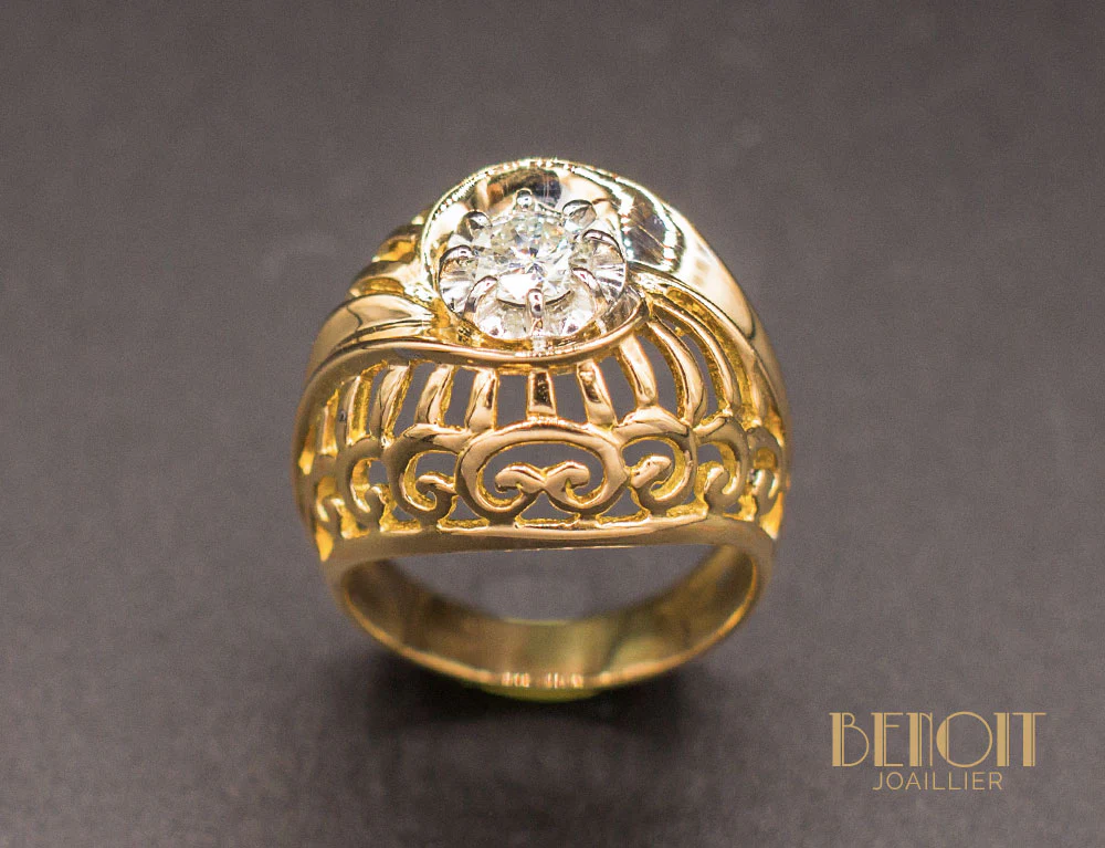 Bague Dôme Diamant - Image 2