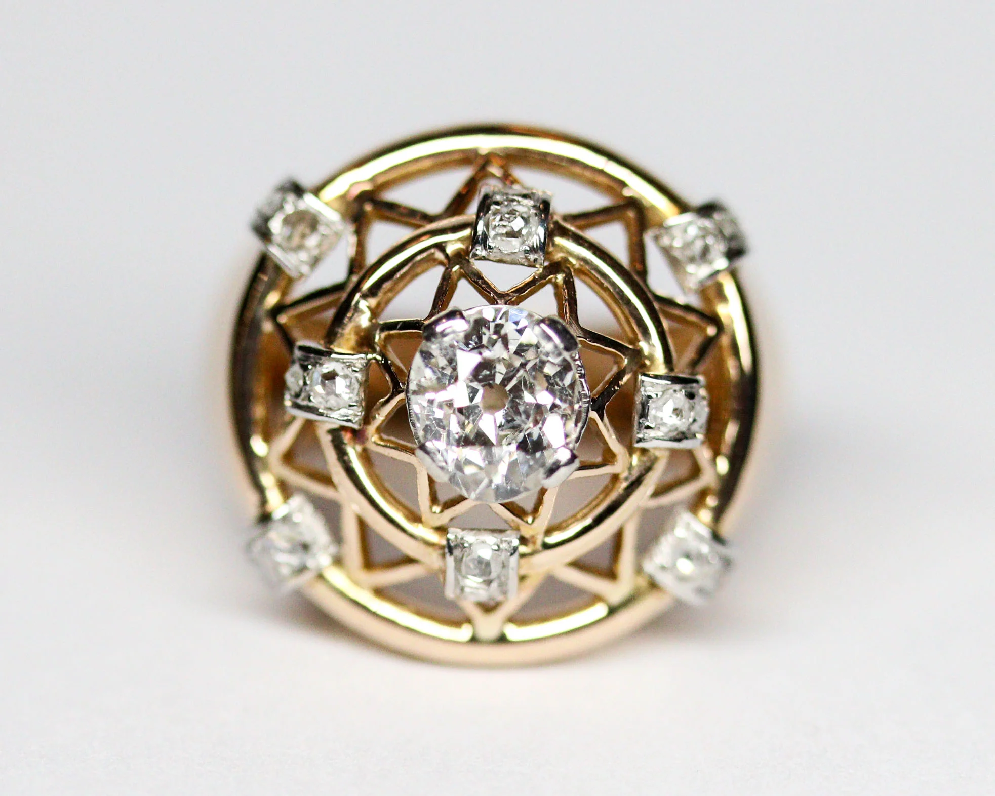 Bague Dôme Constellation Or et Diamants - Image 7