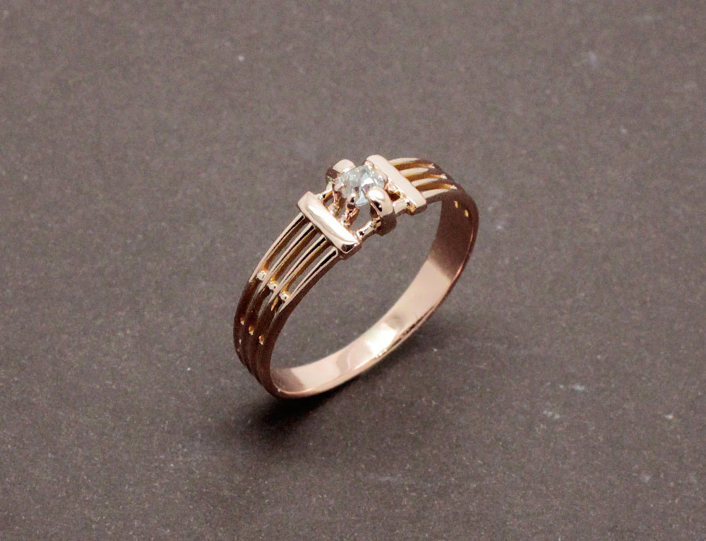 Bague Fils Or et Diamants