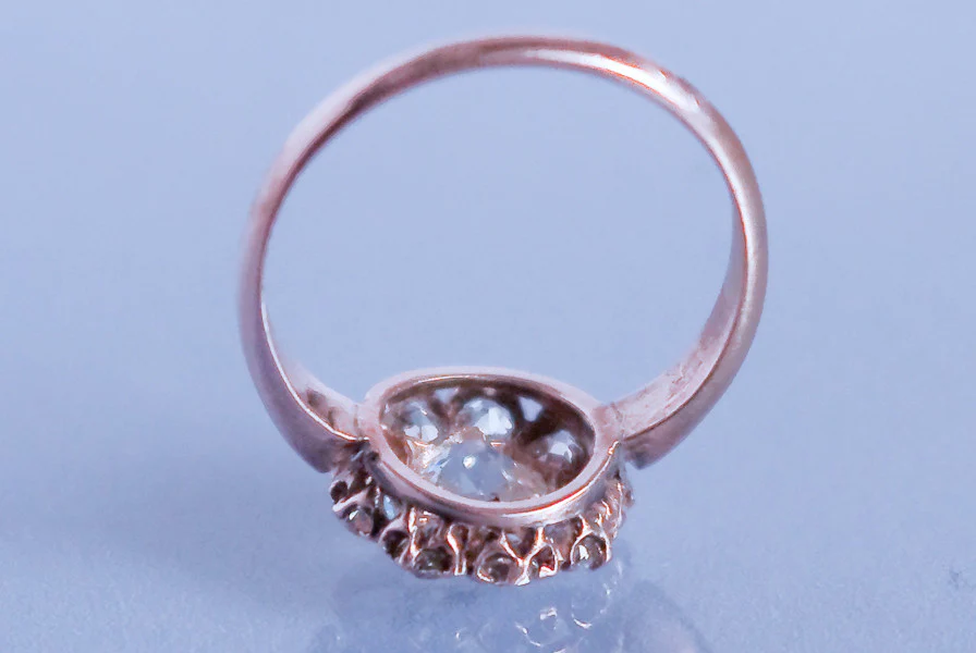Bague Fleur et diamants - Image 3