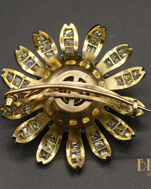 Bague Marguerite Perle Gold et Diamants "Les Recyclés" - Image 9