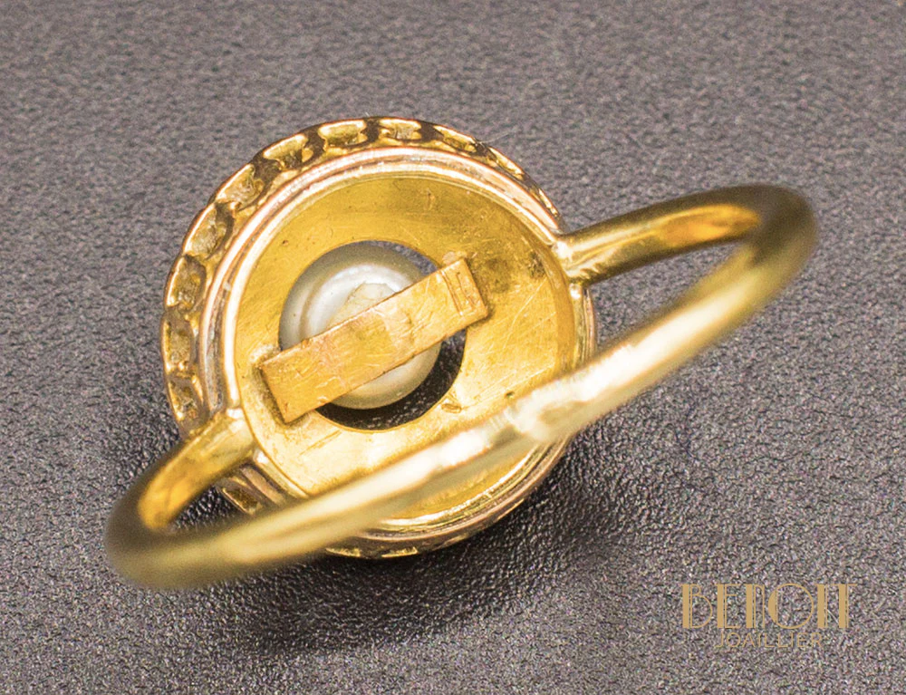 Bague Fleur Perles - Image 6