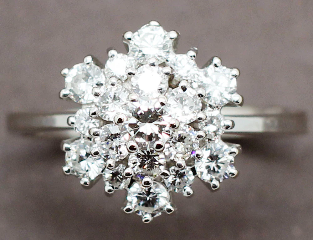 Bague Flocon de Neige de Diamants - Image 3