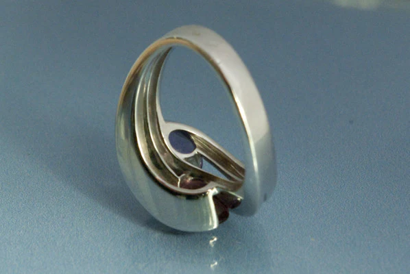 Bague Garel Saphir de couleur - Image 2