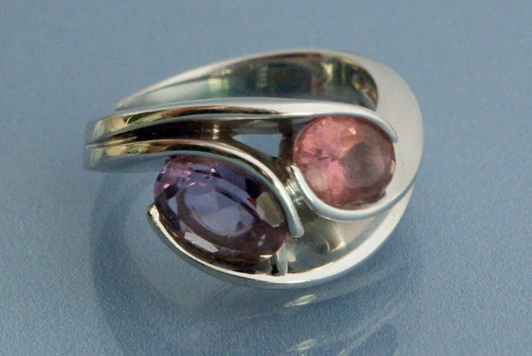 Bague Garel Saphir de couleur - Image 3