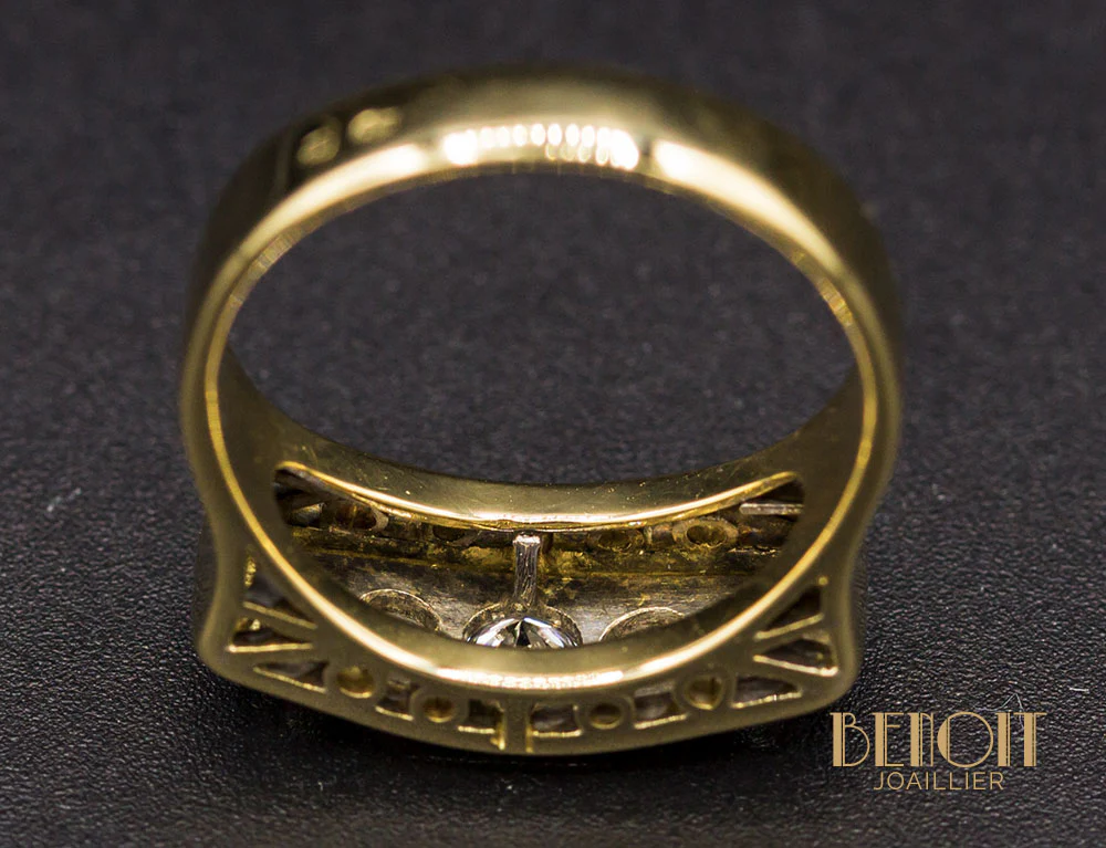 Bague Jarretière Art Déco - Image 7
