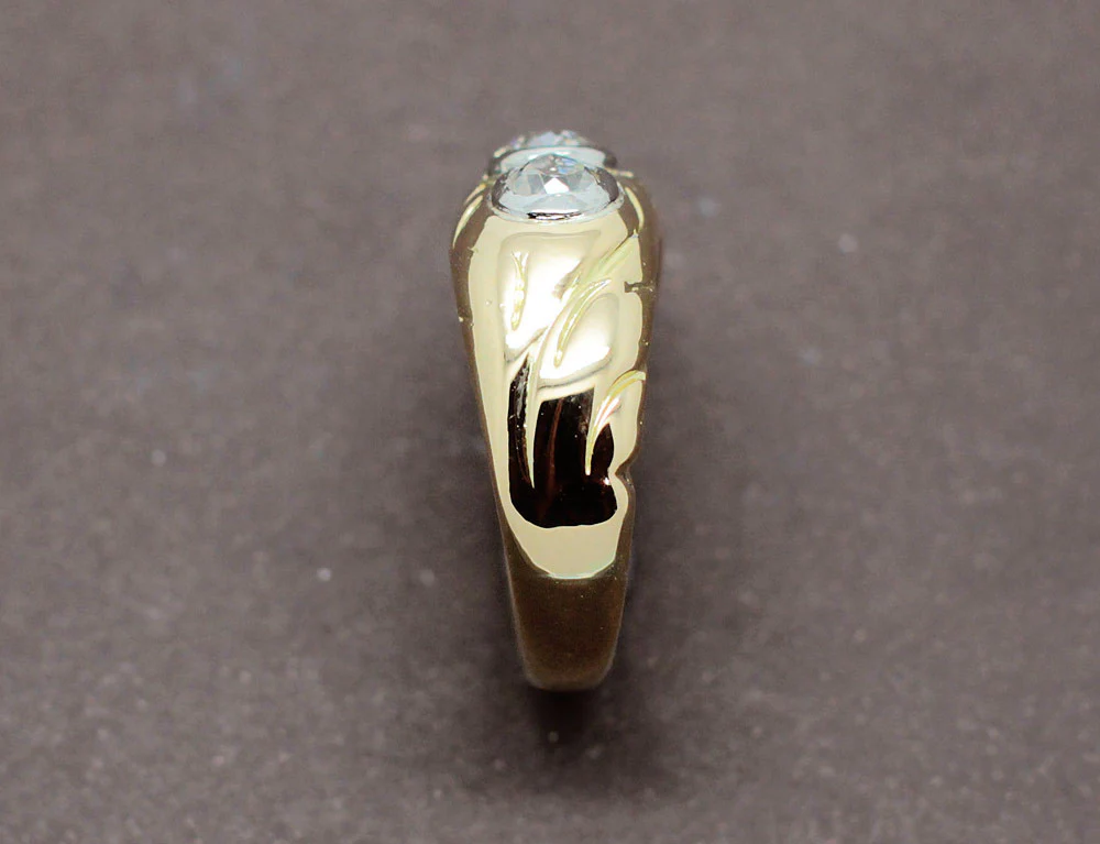 Bague Jonc 3 Diamants - Image 4