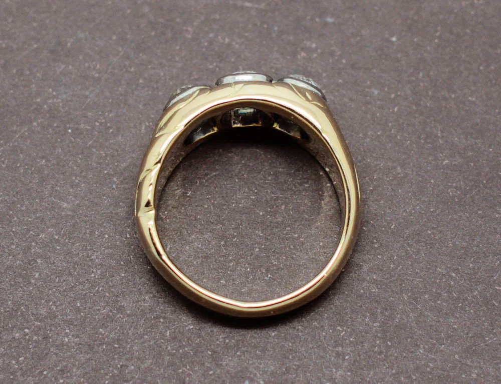 Bague Jonc 3 Diamants - Image 5