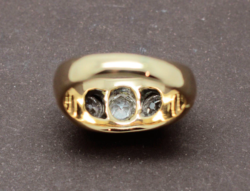 Bague Jonc 3 Diamants - Image 6