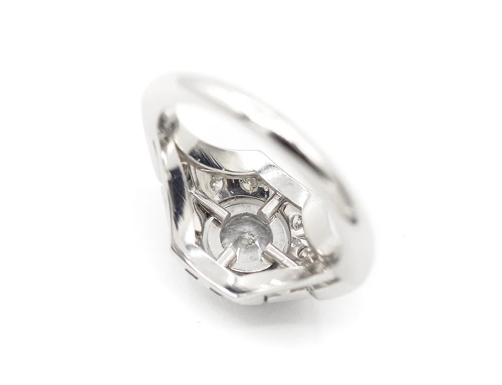 Bague Création Benoit Joaillier "Bandeau pincé" Diamant 0,46ct G-SI - Image 5
