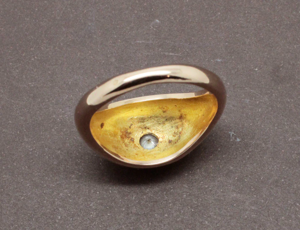 Bague Jonc Or Rose Diamant - Image 6