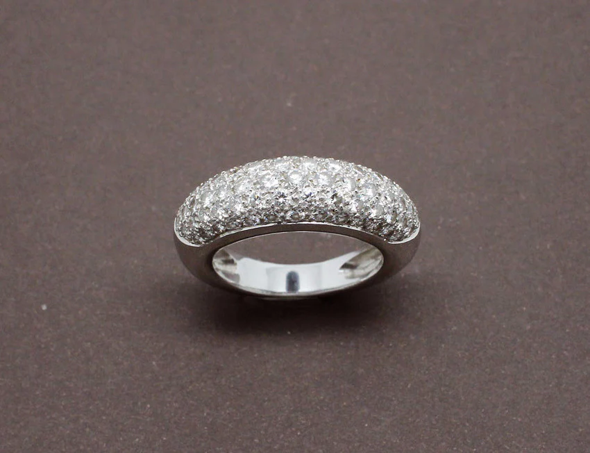 Bague Jonc Pavage Diamants - Image 2