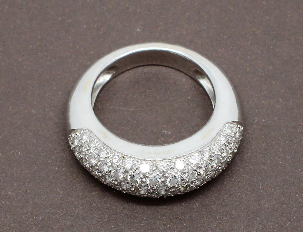 Bague Jonc Pavage Diamants - Image 3