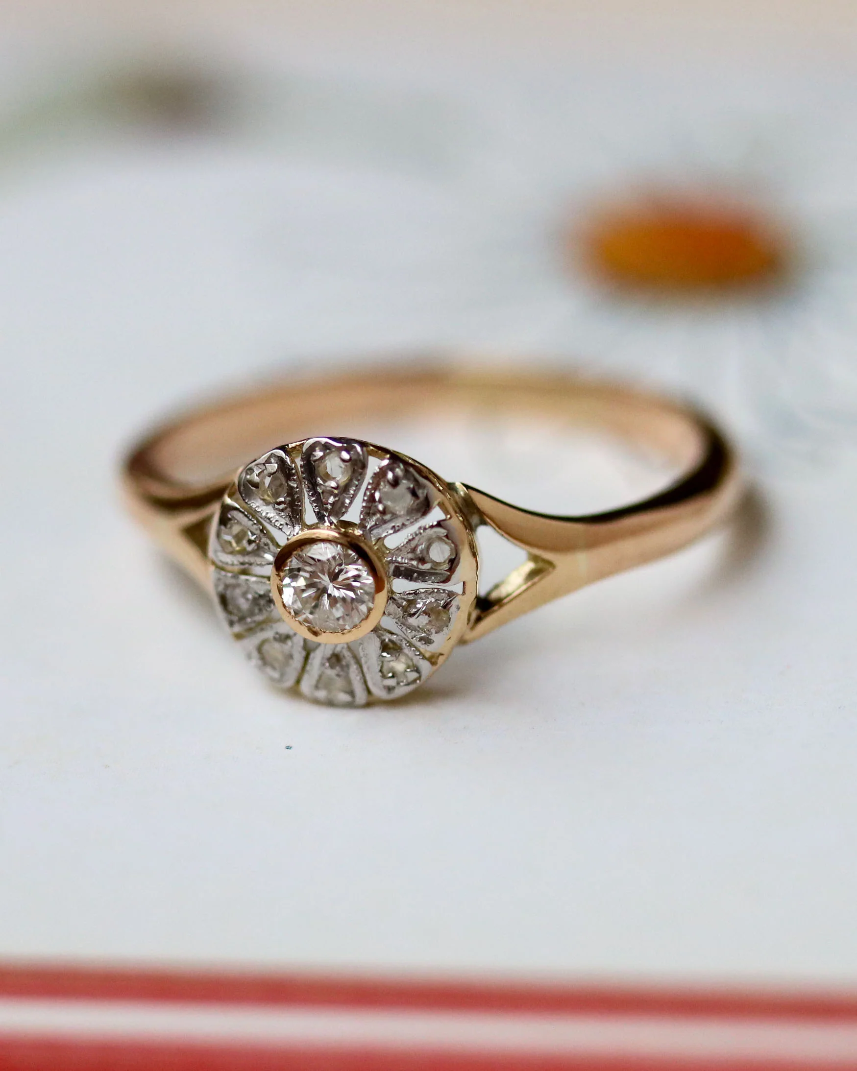 Bague Marguerite Diamants - Image 3
