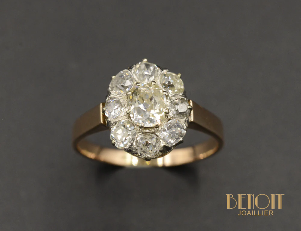 Bague Pompadour Diamants - Image 2