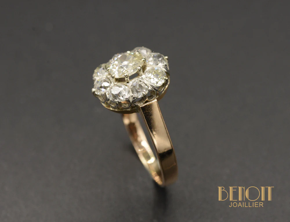 Bague Pompadour Diamants - Image 3