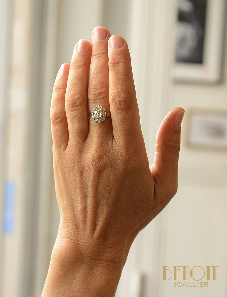 Bague Pompadour Diamants - Image 5