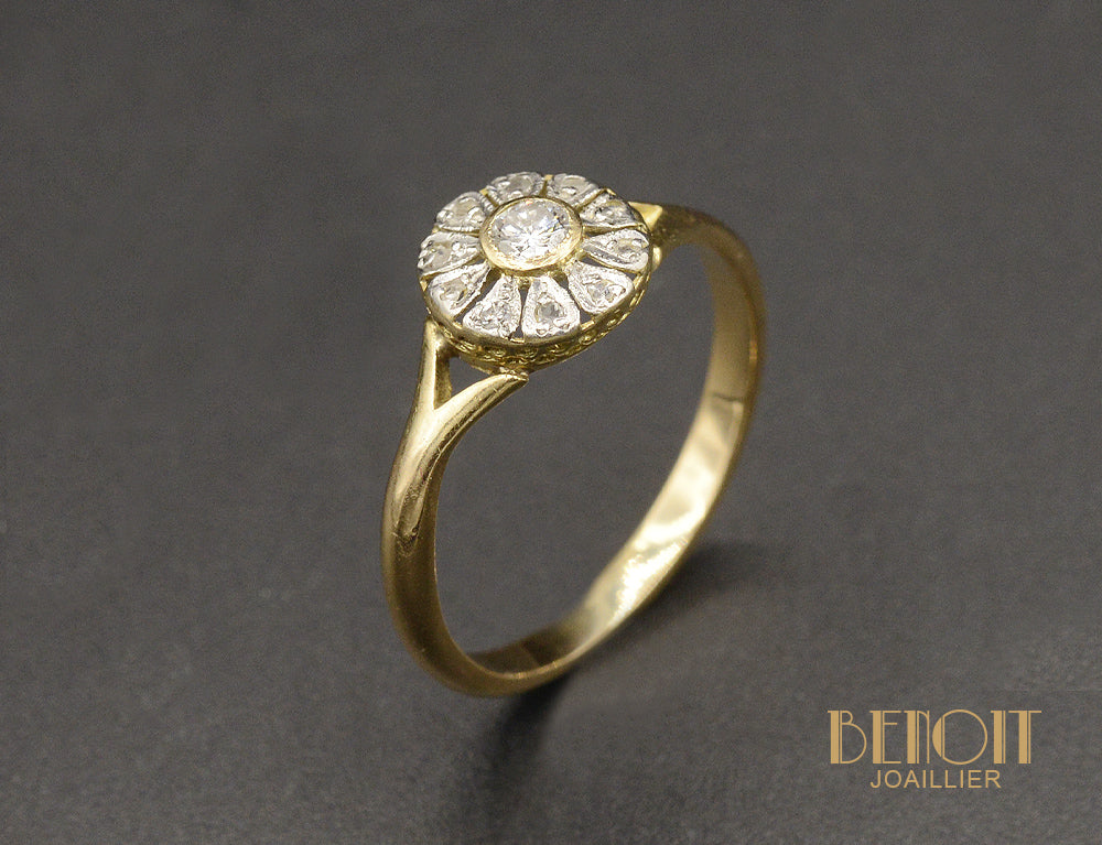 Bague Marguerite Diamants