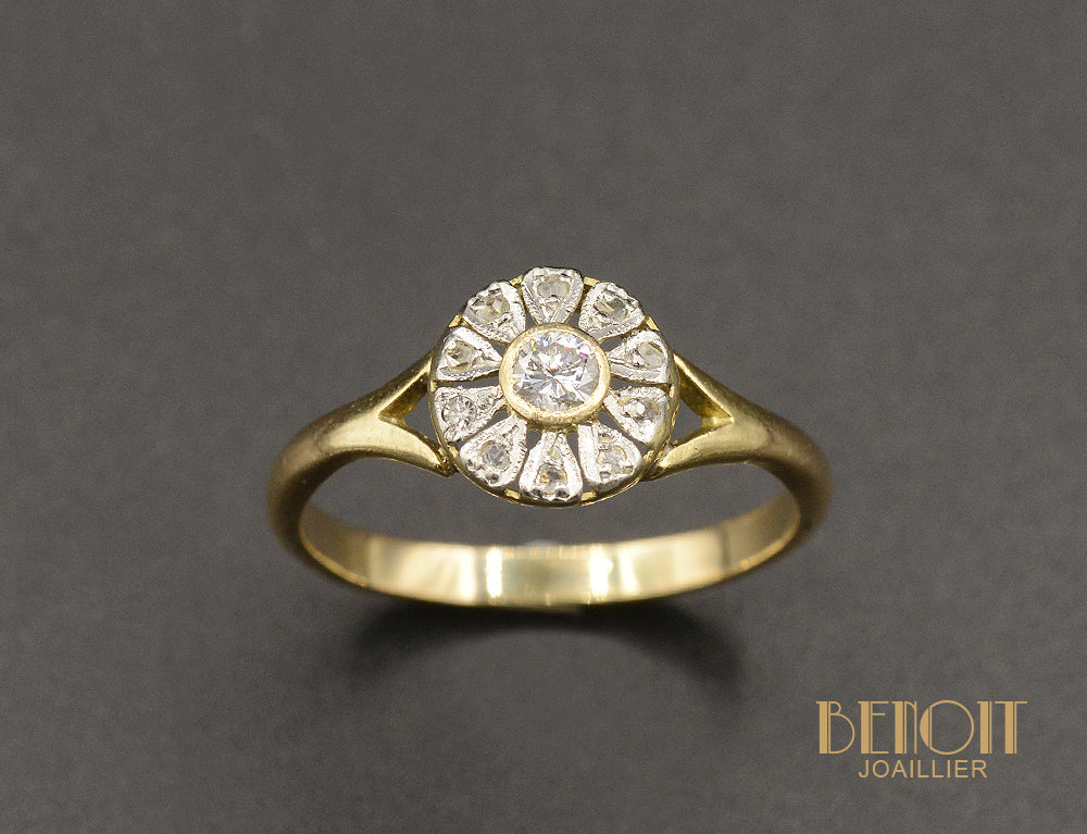 Bague Marguerite Diamants - Image 2