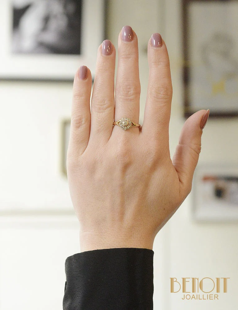 Bague Marguerite Diamants - Image 5