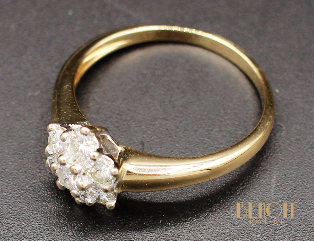 Bague Marguerite Diamants - Image 4