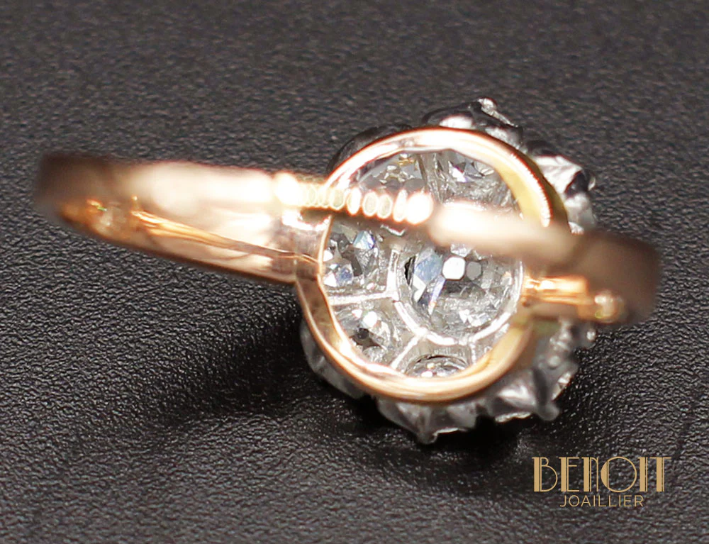 Bague Marguerite Diamants - Image 6