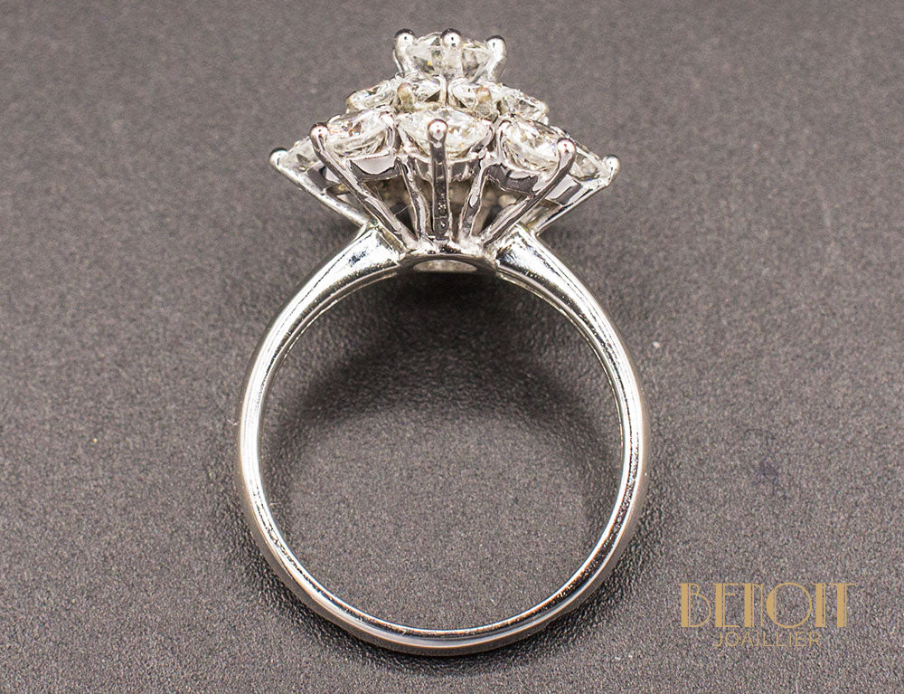 Bague Marguerite Diamants - Image 4