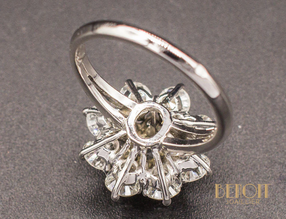 Bague Marguerite Diamants - Image 6