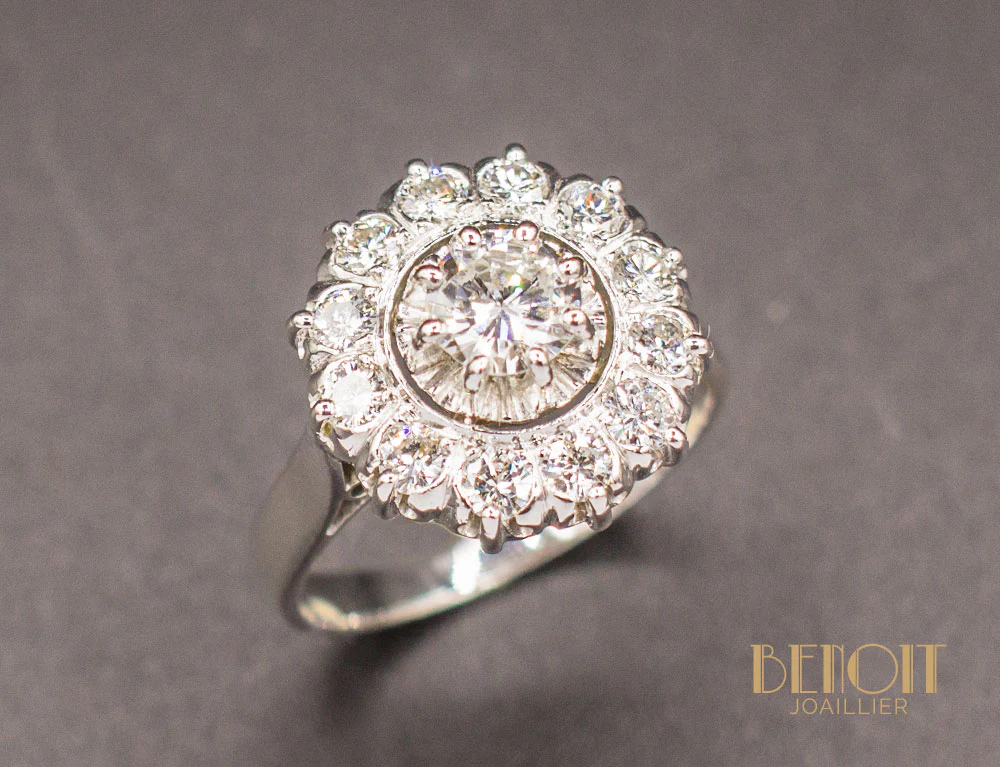 Bague Marguerite Diamants