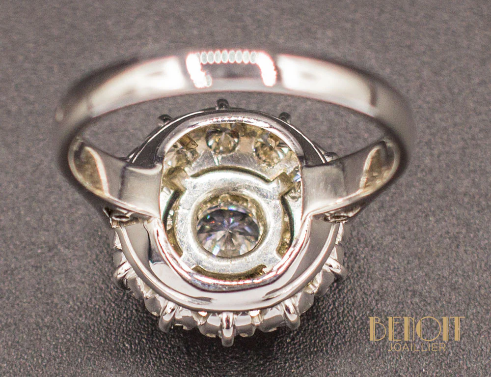 Bague Marguerite Diamants - Image 6