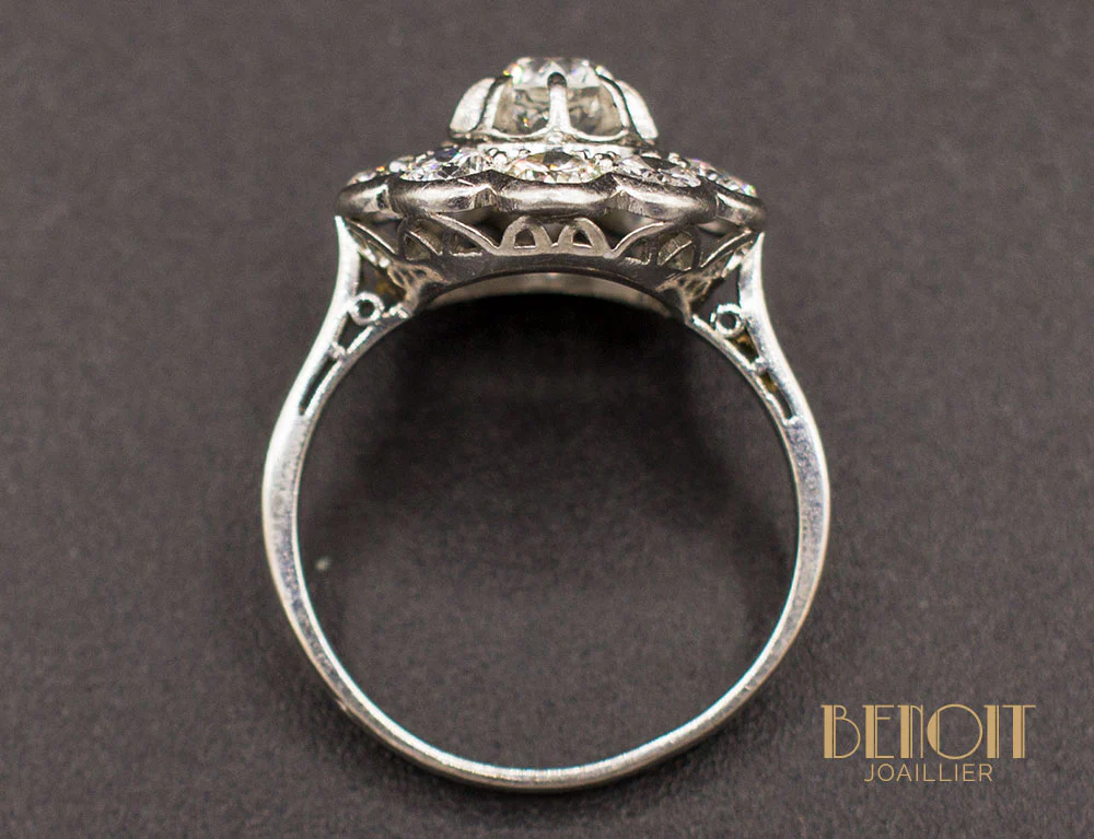 Bague Marguerite Diamants - Image 5