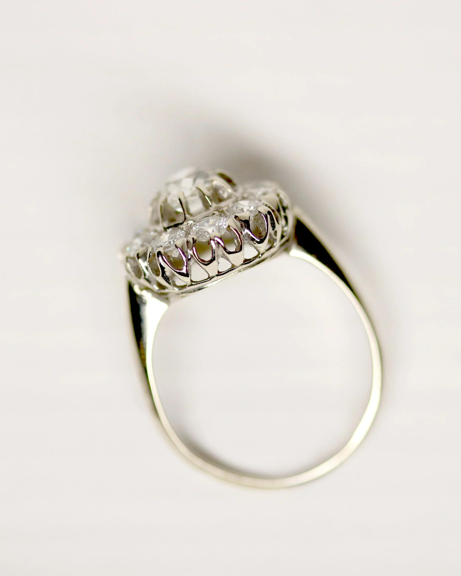 Bague Marguerite Diamants or Blanc - Image 5