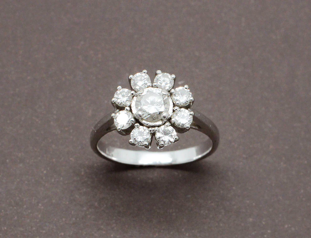 Bague Marguerite en Diamants - Image 2