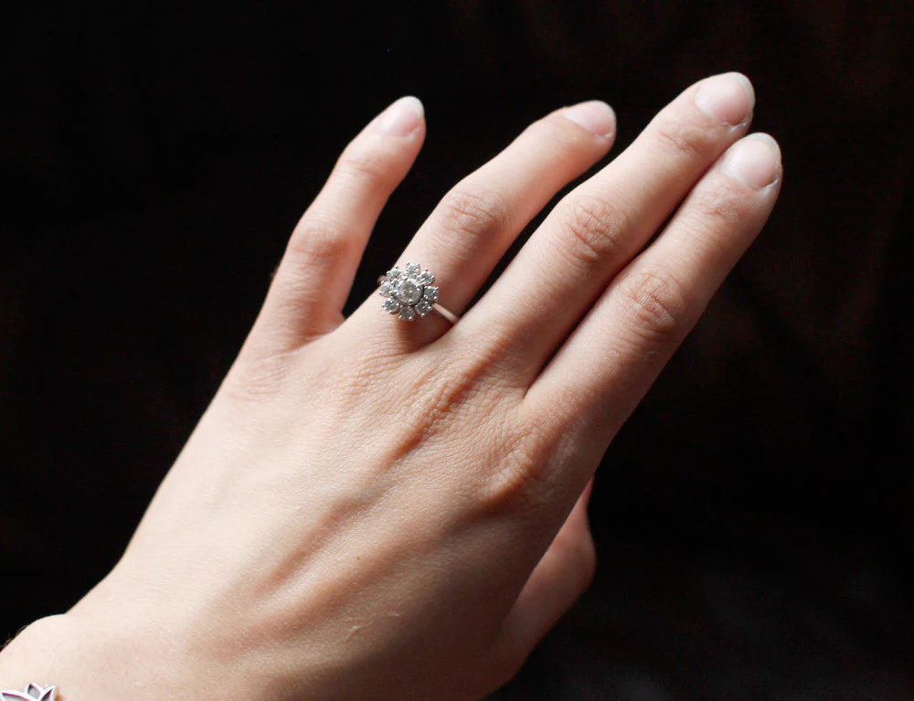 Bague Marguerite en Diamants - Image 6