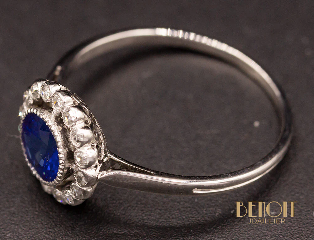 Bague Marguerite Saphir - Image 4