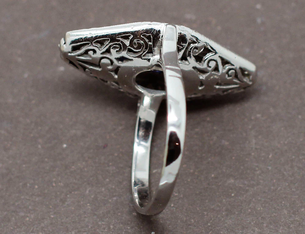 Bague Marquise Art Déco - Image 4