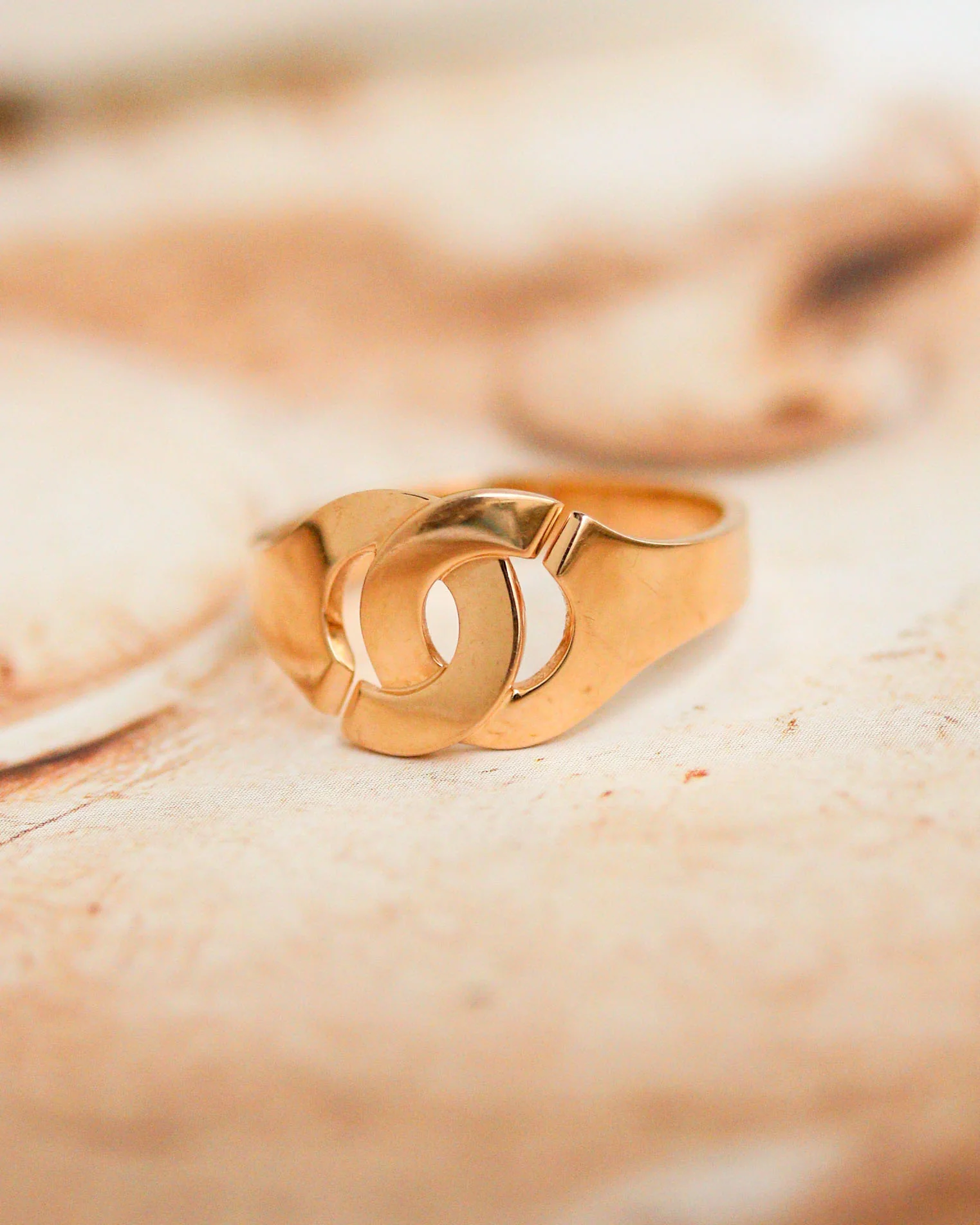 Bague "Menottes" Or Rose Signée Dinh Van - Image 4